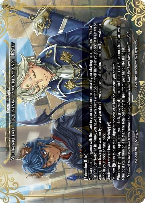 Image for Velmardian Training: Swordsman's Pact (AVL-098 XR) [Attack on Velmardia] - Force of Will