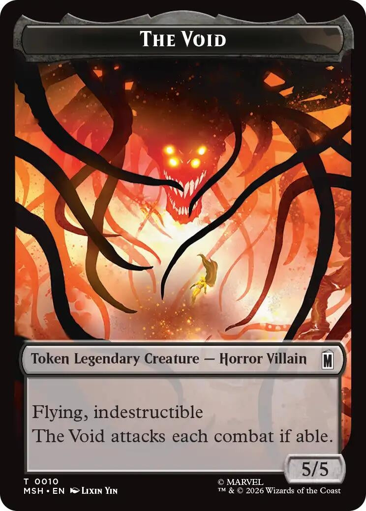 Image for The Void // Squirrel Double-Sided Token (010/014) [Marvel Super Heroes] {MSH} - Magic: The Gathering