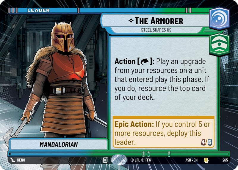 Image for The Armorer - Steel Shapes Us (Hyperspace) (265) [Ashes of the Empire] {ASH} - Star Wars: Unlimited