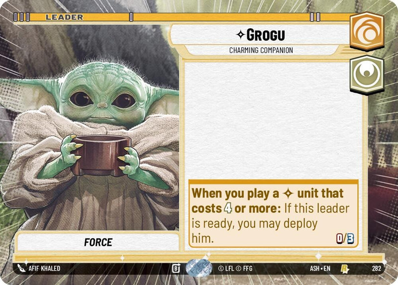 Image for Grogu - Charming Companion (Hyperspace) (282) [Ashes of the Empire] {ASH} - Star Wars: Unlimited