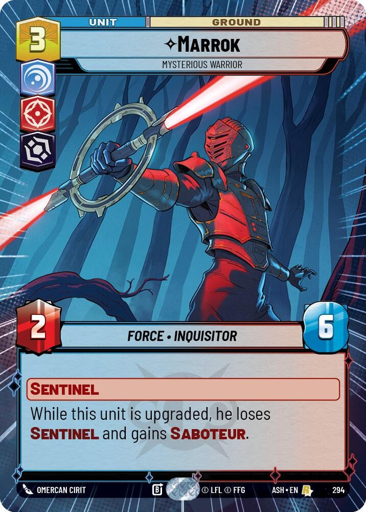 Image for Marrok - Mysterious Warrior (Hyperspace) (294) [Ashes of the Empire] {ASH} - Star Wars: Unlimited