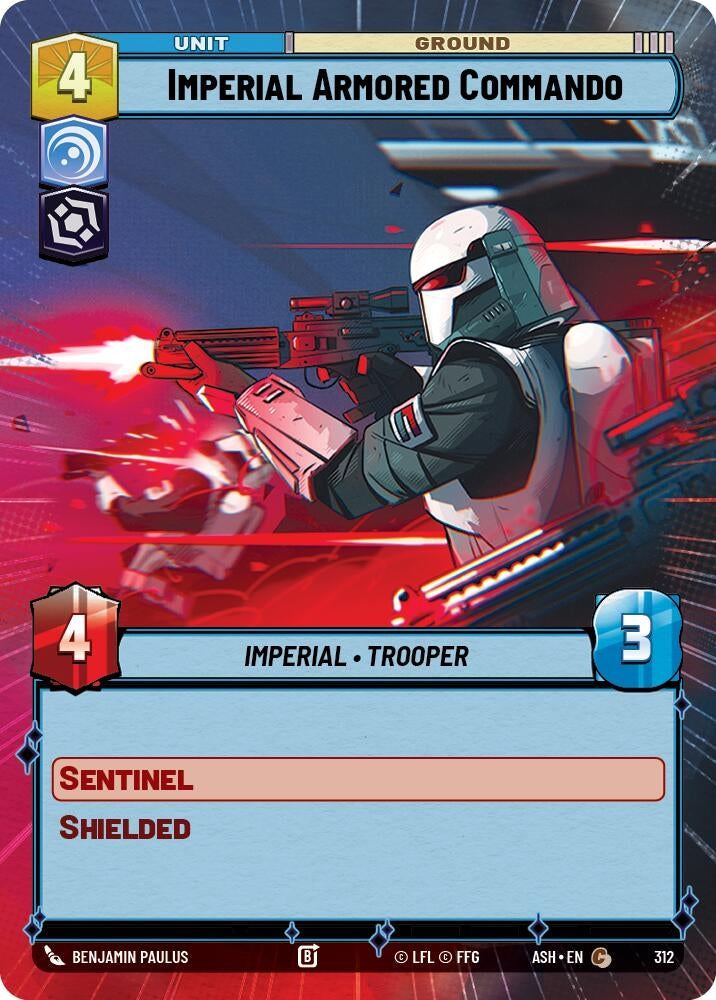 Image for Imperial Armored Commando (Hyperspace) (312) [Ashes of the Empire] {ASH} - Star Wars: Unlimited