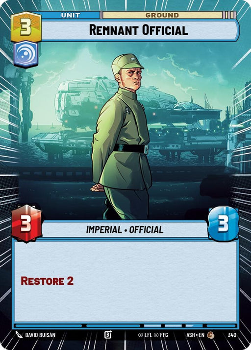 Image for Remnant Official (Hyperspace) (340) [Ashes of the Empire] {ASH} - Star Wars: Unlimited