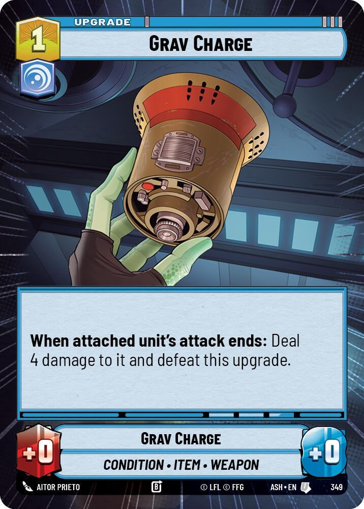 Image for Grav Charge (Hyperspace) (349) [Ashes of the Empire] {ASH} - Star Wars: Unlimited