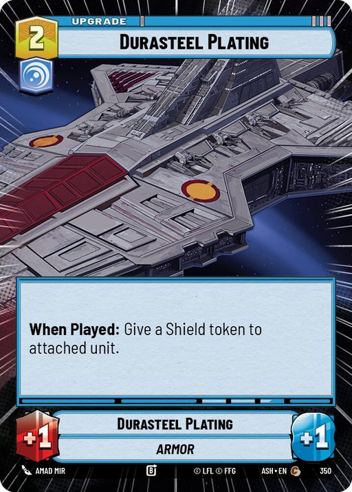 Image for Durasteel Plating (Hyperspace) (350) [Ashes of the Empire] {ASH} - Star Wars: Unlimited