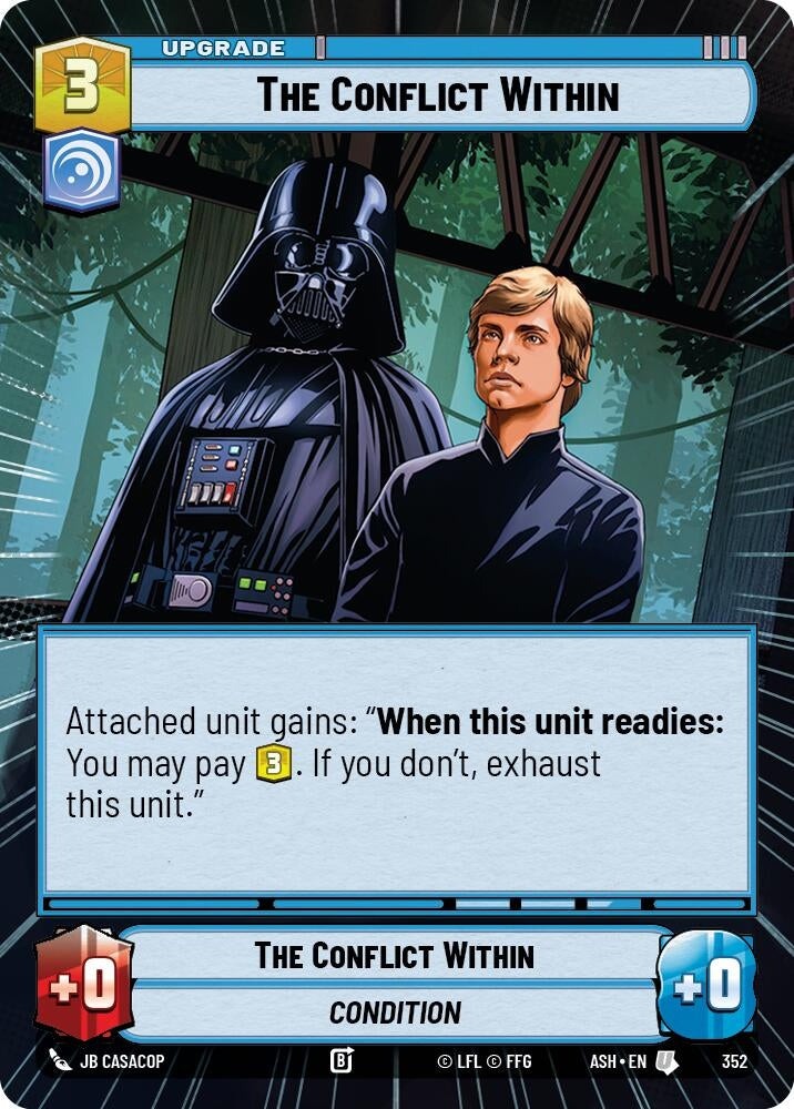 Image for The Conflict Within (Hyperspace) (352) [Ashes of the Empire] {ASH} - Star Wars: Unlimited