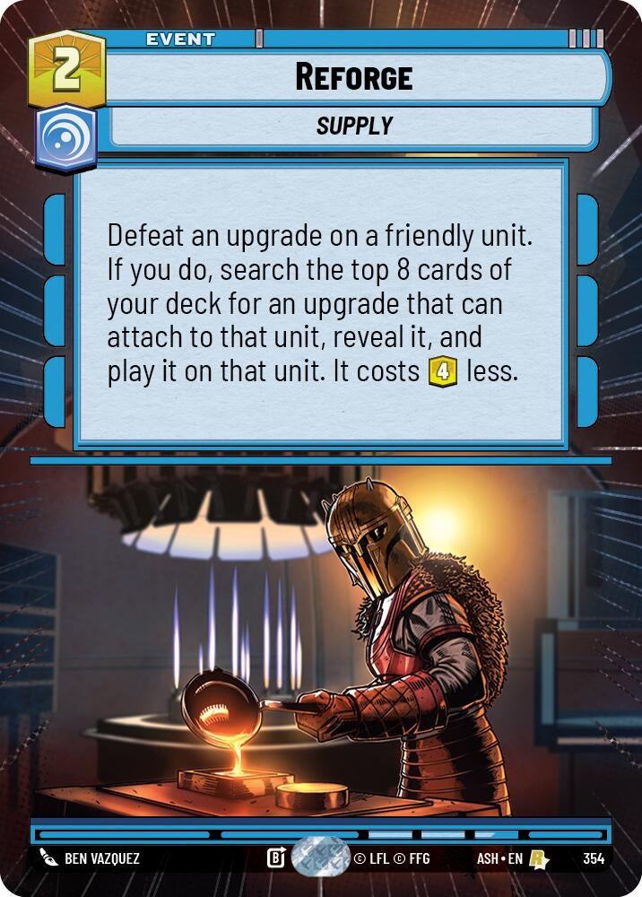Image for Reforge (Hyperspace) (354) [Ashes of the Empire] {ASH} - Star Wars: Unlimited