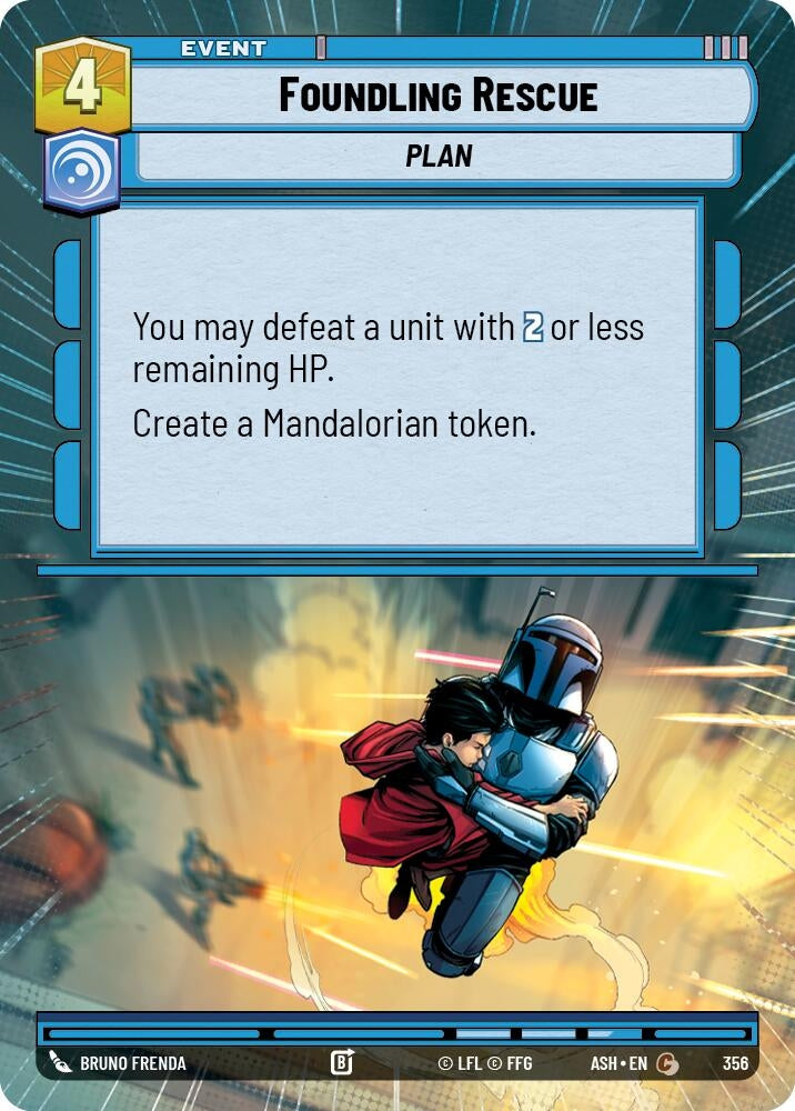 Image for Foundling Rescue (Hyperspace) (356) [Ashes of the Empire] {ASH} - Star Wars: Unlimited