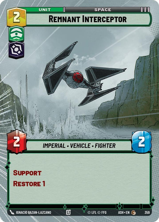 Image for Remnant Interceptor (Hyperspace) (359) [Ashes of the Empire] {ASH} - Star Wars: Unlimited
