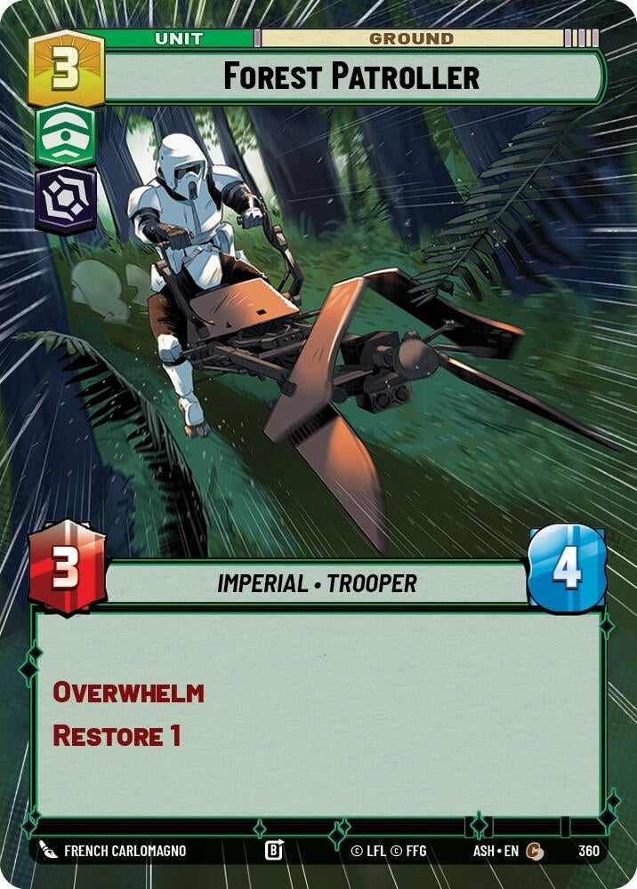 Image for Forest Patroller (Hyperspace) (360) [Ashes of the Empire] {ASH} - Star Wars: Unlimited
