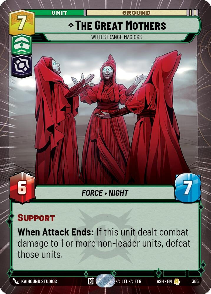 Image for The Great Mothers - With Strange Magicks (Hyperspace) (365) [Ashes of the Empire] {ASH} - Star Wars: Unlimited