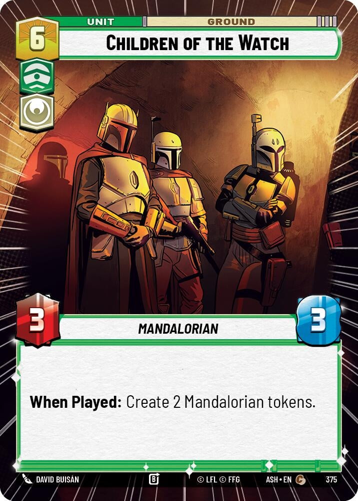 Image for Children of the Watch (Hyperspace) (375) [Ashes of the Empire] {ASH} - Star Wars: Unlimited