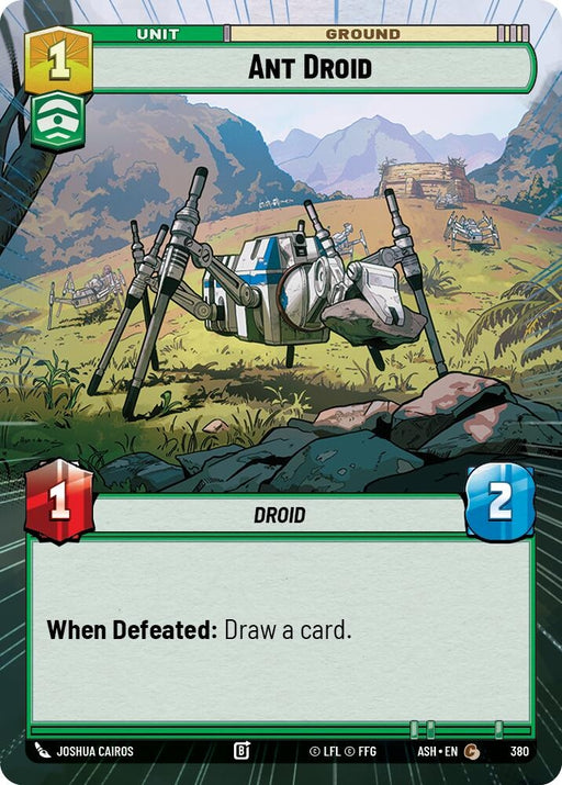 Image for Ant Droid (Hyperspace) (380) [Ashes of the Empire] {ASH} - Star Wars: Unlimited