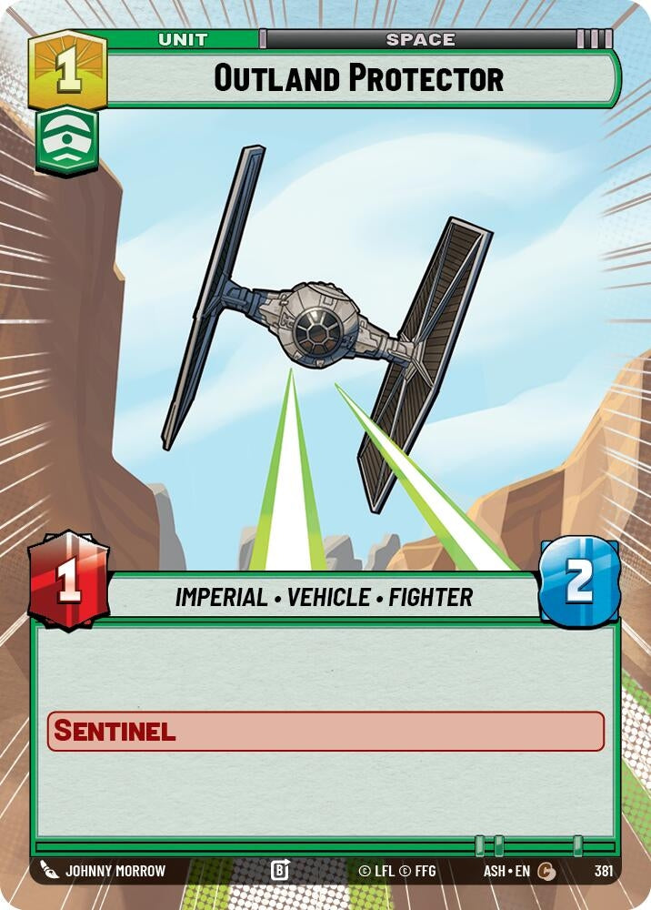 Image for Outland Protector (Hyperspace) (381) [Ashes of the Empire] {ASH} - Star Wars: Unlimited