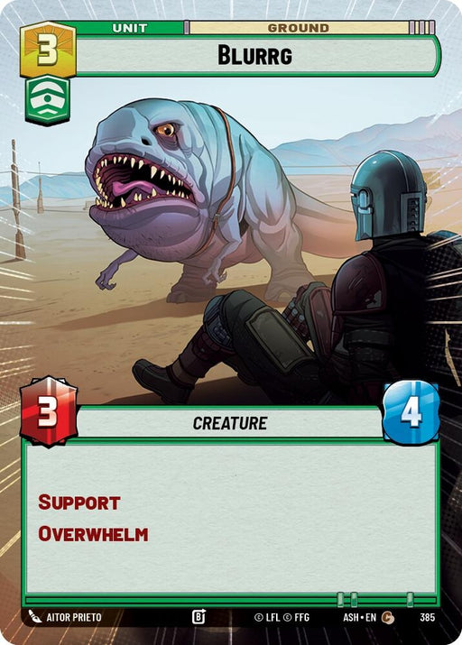 Image for Blurrg (Hyperspace) (385) [Ashes of the Empire] {ASH} - Star Wars: Unlimited