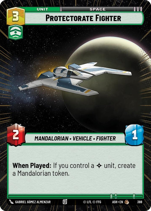 Image for Protectorate Fighter (Hyperspace) (388) [Ashes of the Empire] {ASH} - Star Wars: Unlimited