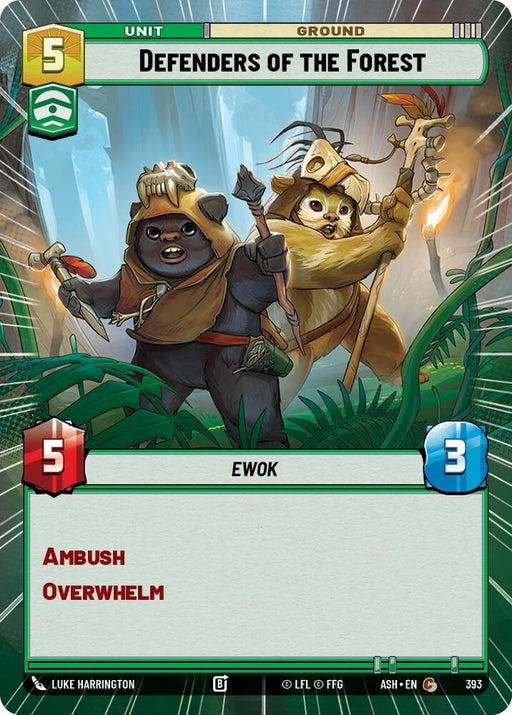 Image for Defenders of the Forest (Hyperspace) (393) [Ashes of the Empire] {ASH} - Star Wars: Unlimited