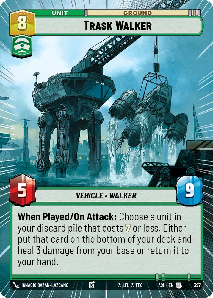 Image for Trask Walker (Hyperspace) (397) [Ashes of the Empire] {ASH} - Star Wars: Unlimited