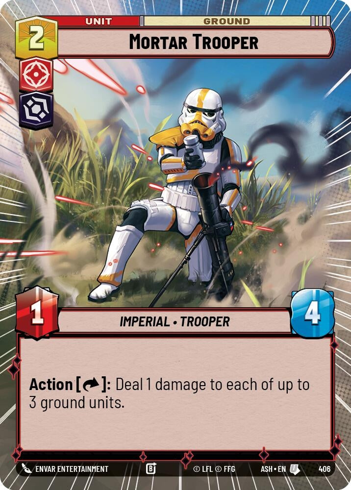Image for Mortar Trooper (Hyperspace) (406) [Ashes of the Empire] {ASH} - Star Wars: Unlimited