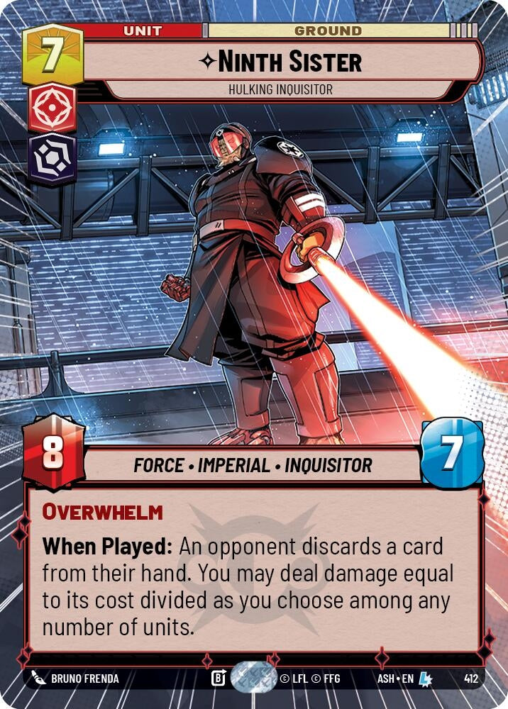 Image for Ninth Sister - Hulking Inquisitor (Hyperspace) (412) [Ashes of the Empire] {ASH} - Star Wars: Unlimited