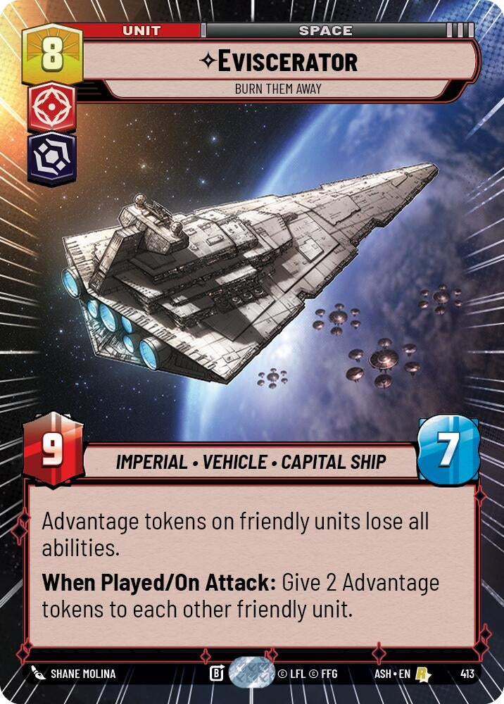 Image for Eviscerator - Burn Them Away (Hyperspace) (413) [Ashes of the Empire] {ASH} - Star Wars: Unlimited