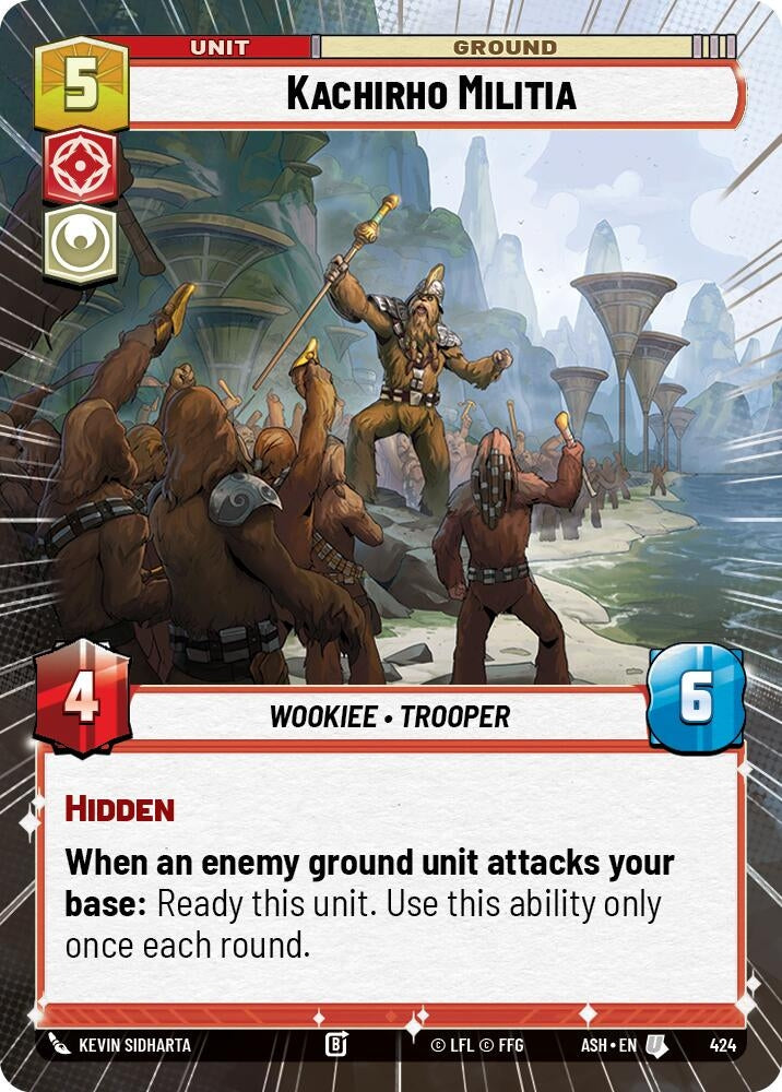 Image for Kachirho Militia (Hyperspace) (424) [Ashes of the Empire] {ASH} - Star Wars: Unlimited