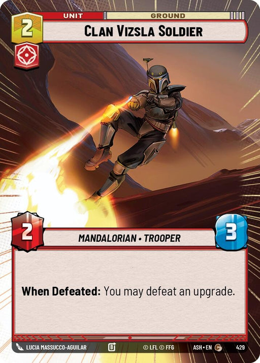 Image for Clan Vizsla Soldier (Hyperspace) (429) [Ashes of the Empire] {ASH} - Star Wars: Unlimited