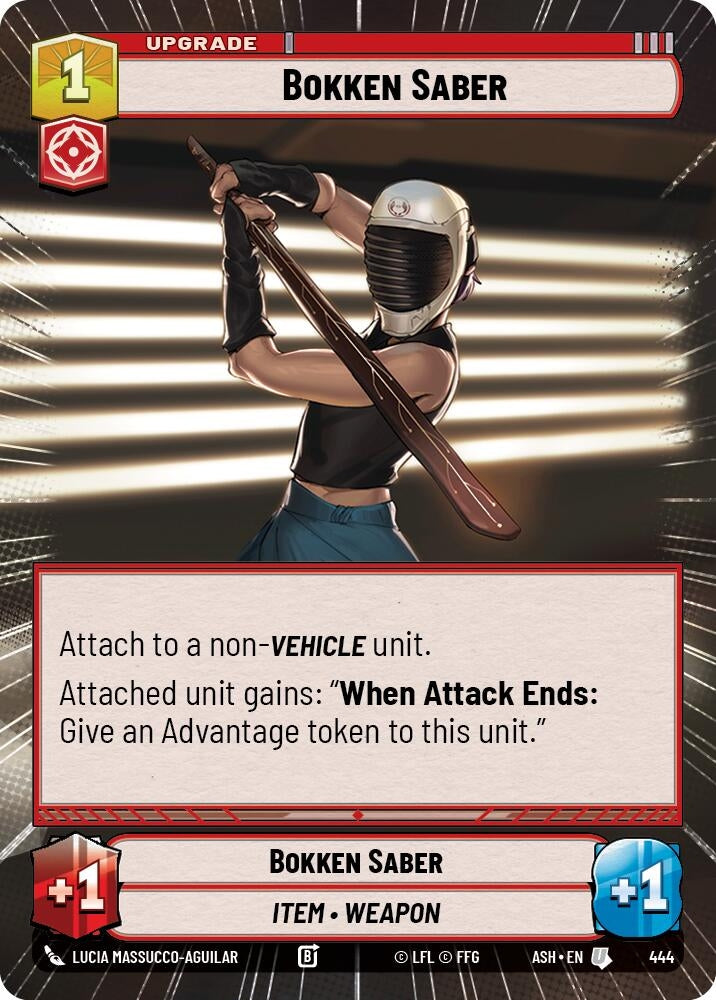 Image for Bokken Saber (Hyperspace) (444) [Ashes of the Empire] {ASH} - Star Wars: Unlimited