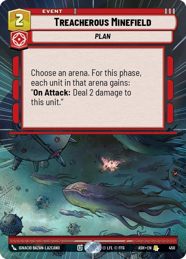 Image for Treacherous Minefield (Hyperspace) (450) [Ashes of the Empire] {ASH} - Star Wars: Unlimited