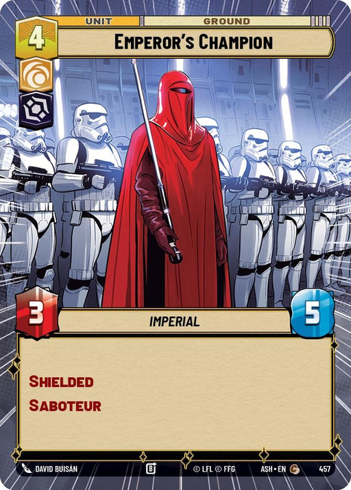 Image for Emperor's Champion (Hyperspace) (457) [Ashes of the Empire] {ASH} - Star Wars: Unlimited