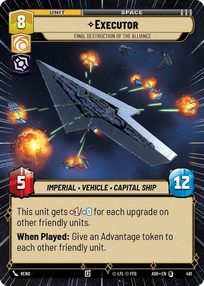 Image for Executor - Final Destruction of the Alliance (Hyperspace) (461) [Ashes of the Empire] {ASH} - Star Wars: Unlimited