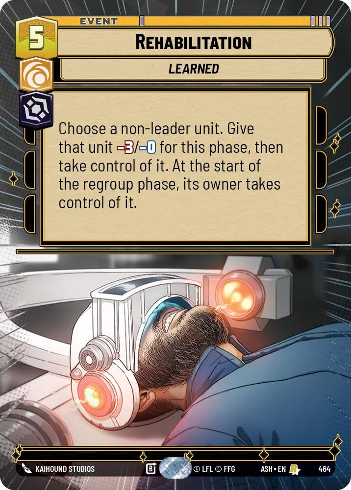 Image for Rehabilitation (Hyperspace) (464) [Ashes of the Empire] {ASH} - Star Wars: Unlimited