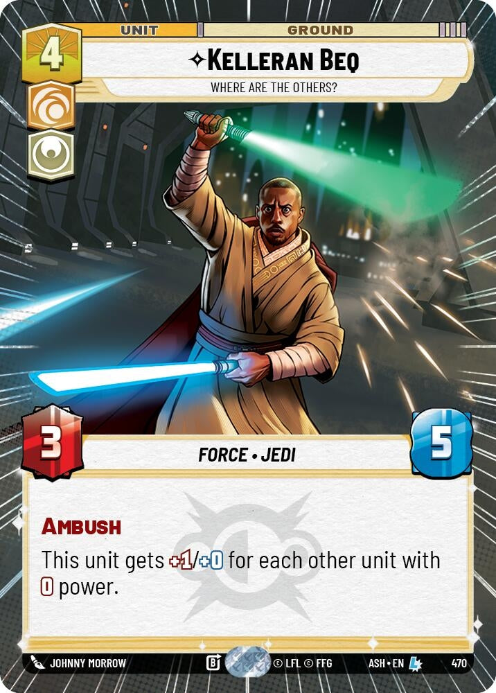 Image for Kelleran Beq - Where are the Others? (Hyperspace) (470) [Ashes of the Empire] {ASH} - Star Wars: Unlimited