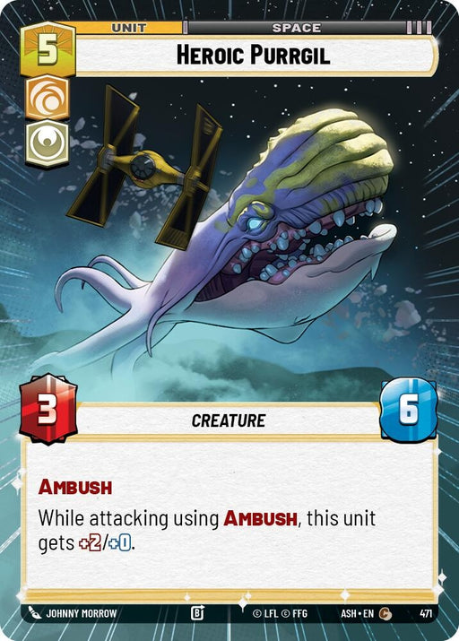 Image for Heroic Purrgil (Hyperspace) (471) [Ashes of the Empire] {ASH} - Star Wars: Unlimited