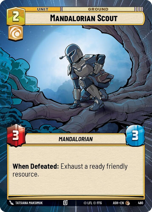Image for Mandalorian Scout (Hyperspace) (480) [Ashes of the Empire] {ASH} - Star Wars: Unlimited