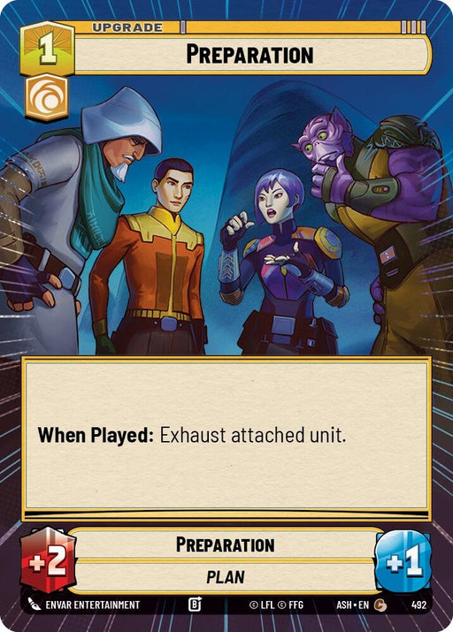 Image for Preparation (Hyperspace) (492) [Ashes of the Empire] {ASH} - Star Wars: Unlimited