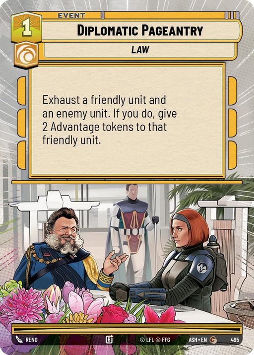 Image for Diplomatic Pageantry (Hyperspace) (495) [Ashes of the Empire] {ASH} - Star Wars: Unlimited