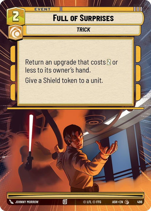 Image for Full of Surprises (Hyperspace) (496) [Ashes of the Empire] {ASH} - Star Wars: Unlimited