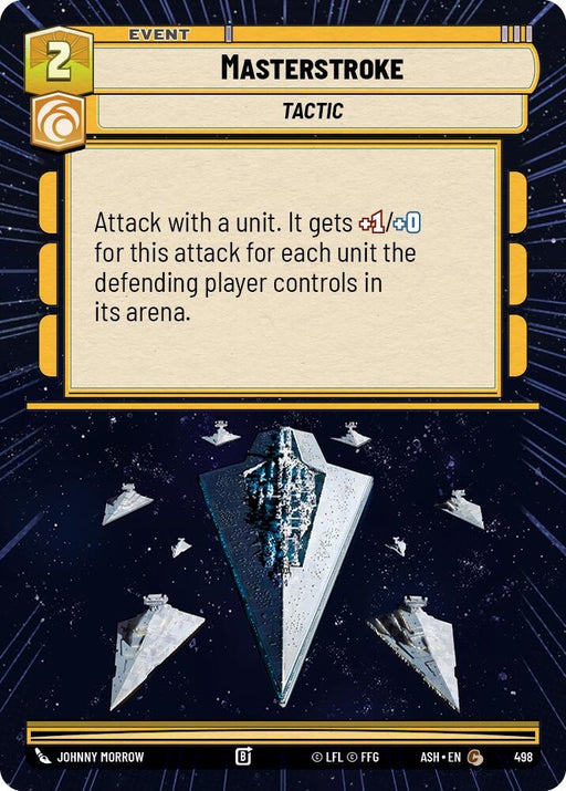 Image for Masterstroke (Hyperspace) (498) [Ashes of the Empire] {ASH} - Star Wars: Unlimited