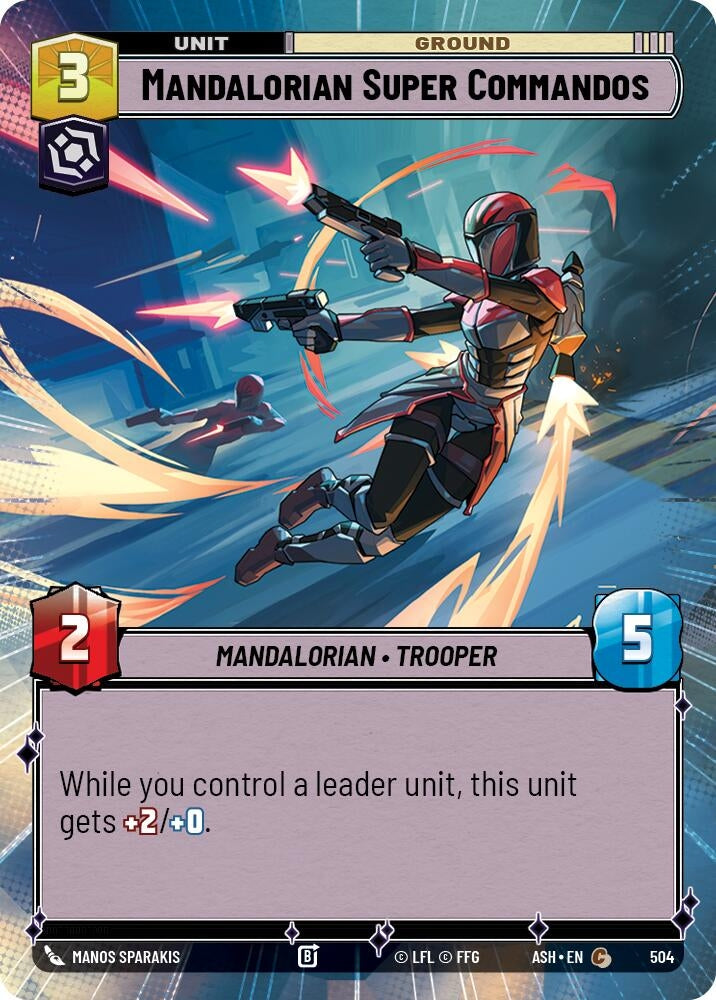 Image for Mandalorian Super Commandos (Hyperspace) (504) [Ashes of the Empire] {ASH} - Star Wars: Unlimited