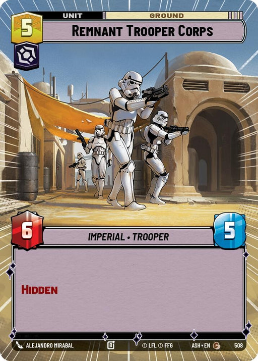 Image for Remnant Trooper Corps (Hyperspace) (508) [Ashes of the Empire] {ASH} - Star Wars: Unlimited