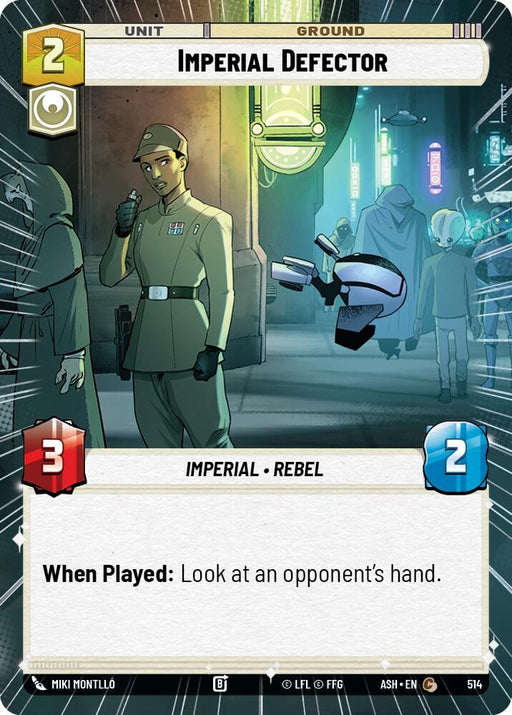 Image for Imperial Defector (Hyperspace) (514) [Ashes of the Empire] {ASH} - Star Wars: Unlimited