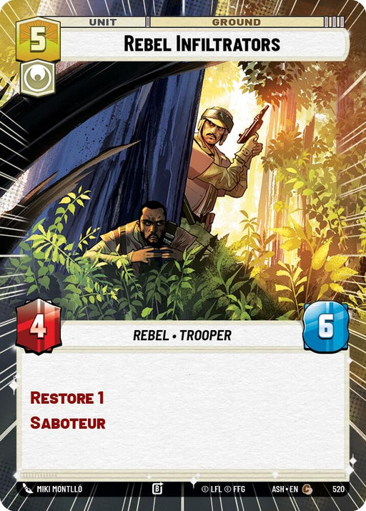 Image for Rebel Infiltrators (Hyperspace) (520) [Ashes of the Empire] {ASH} - Star Wars: Unlimited