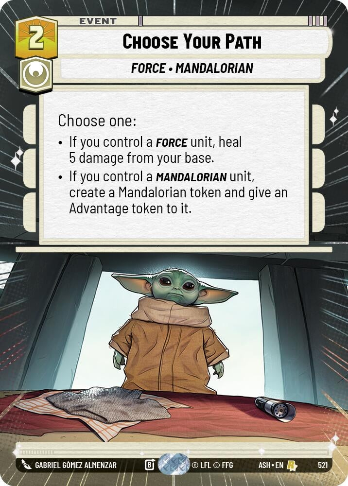 Image for Choose Your Path (Hyperspace) (521) [Ashes of the Empire] {ASH} - Star Wars: Unlimited