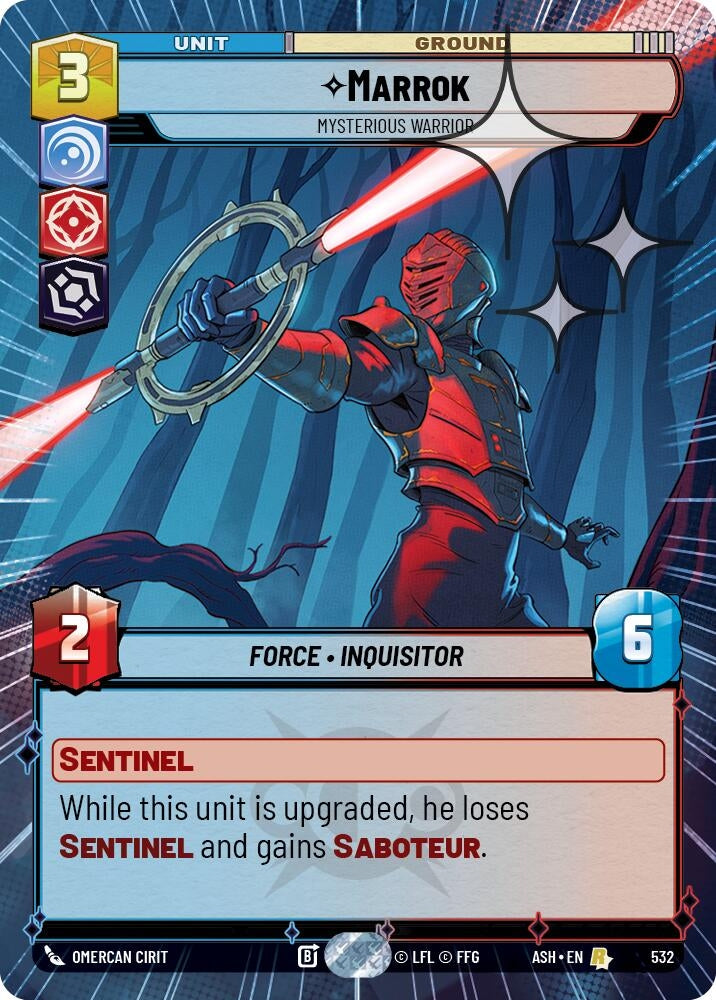 Image for Marrok - Mysterious Warrior (Hyperspace Foil) (532) [Ashes of the Empire] {ASH} - Star Wars: Unlimited