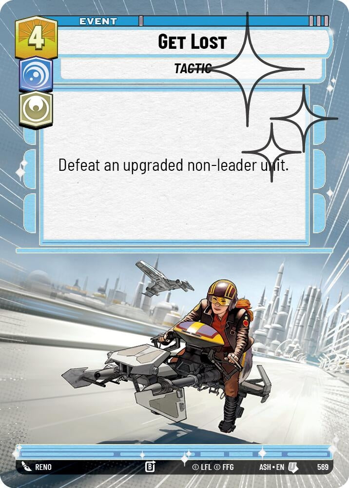 Image for Get Lost (Hyperspace Foil) (569) [Ashes of the Empire] {ASH} - Star Wars: Unlimited