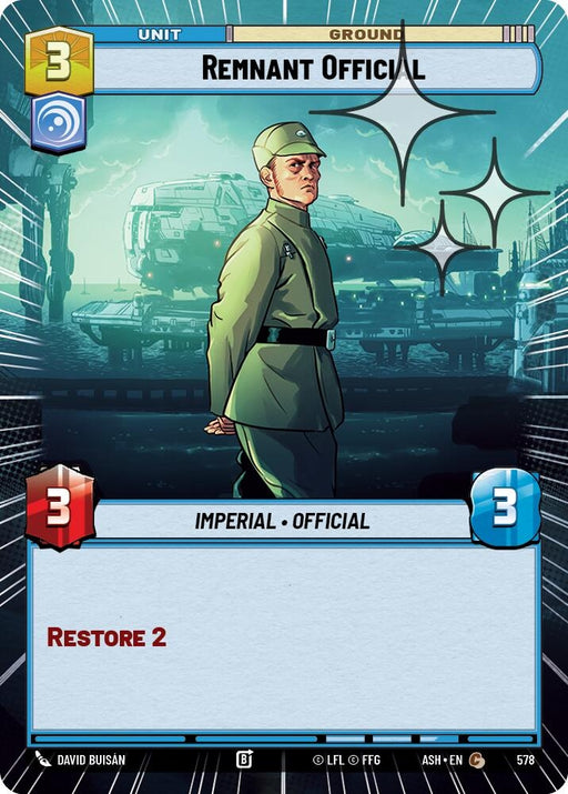 Image for Remnant Official (Hyperspace Foil) (578) [Ashes of the Empire] {ASH} - Star Wars: Unlimited