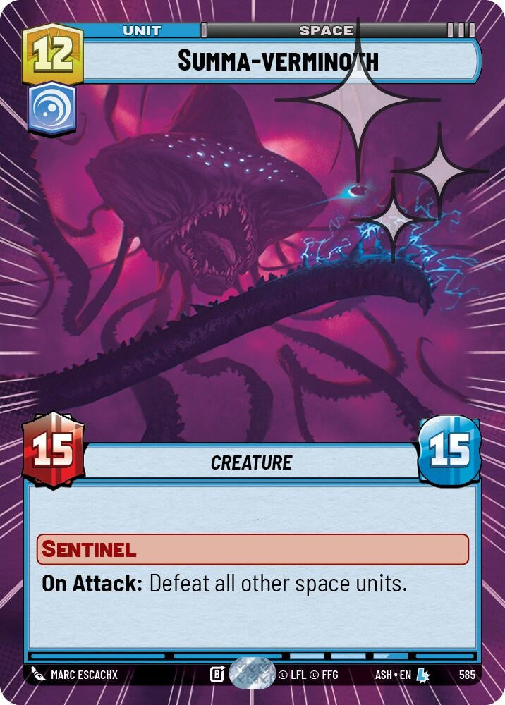 Image for Summa-verminoth (Hyperspace Foil) (585) [Ashes of the Empire] {ASH} - Star Wars: Unlimited