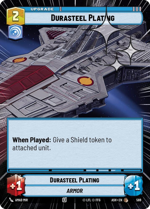 Image for Durasteel Plating (Hyperspace Foil) (588) [Ashes of the Empire] {ASH} - Star Wars: Unlimited