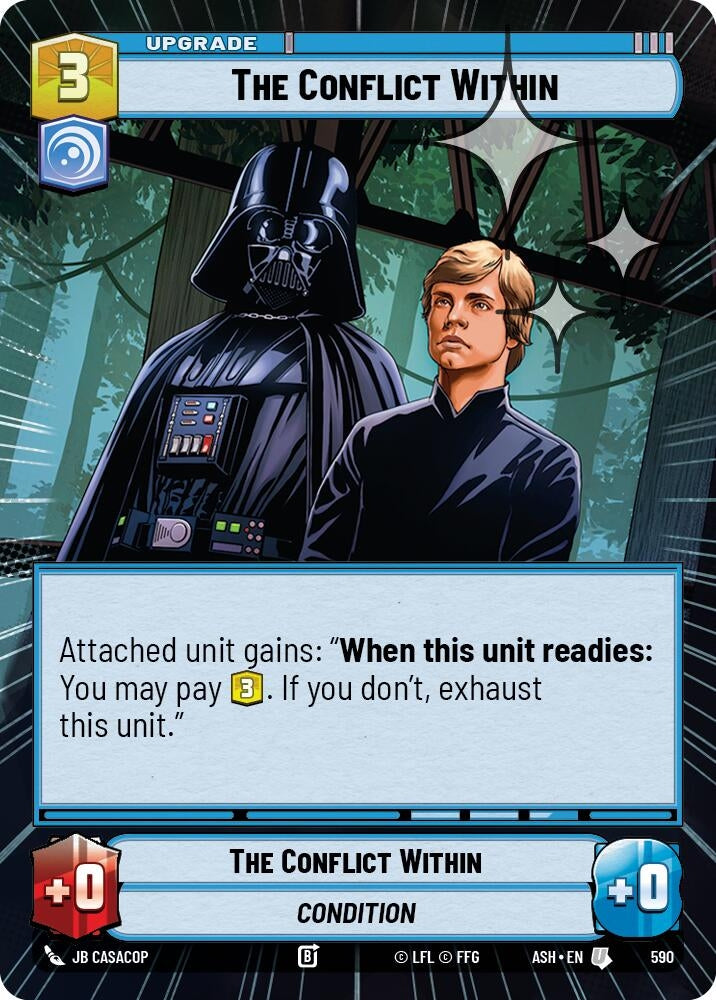 Image for The Conflict Within (Hyperspace Foil) (590) [Ashes of the Empire] {ASH} - Star Wars: Unlimited